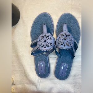 Circus by Sam Edelman Canyon, Toe Slip on thongs Foux Fur cozy Sandals size10